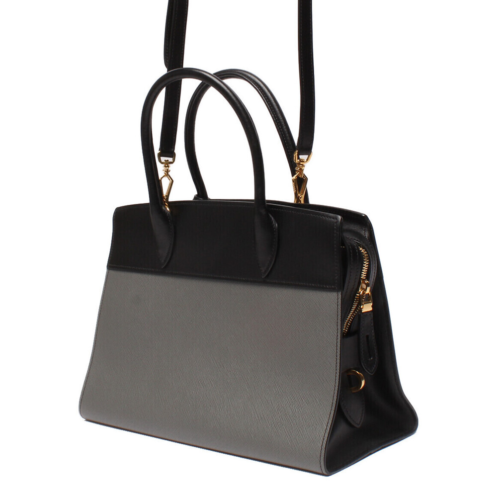 Prada bag shoulder gray Esplanade black - Picture 1 of 6